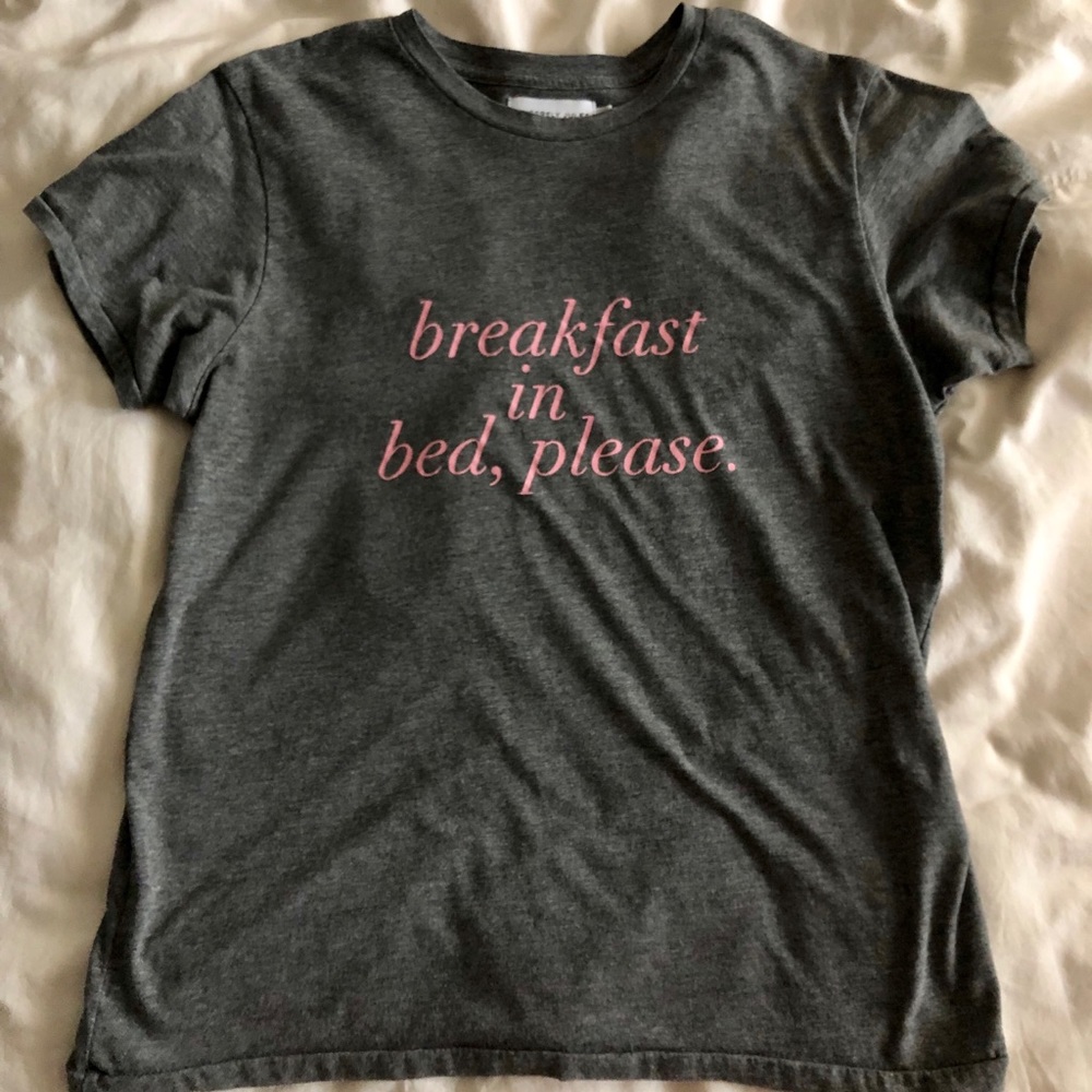 Sincerely Jules Breakfast in bed t shirt